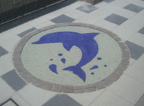 リンクストーンアートの床